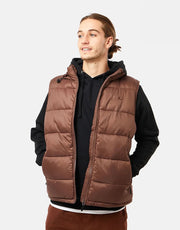 Route One Classic Puffer Gilet – Capuccino