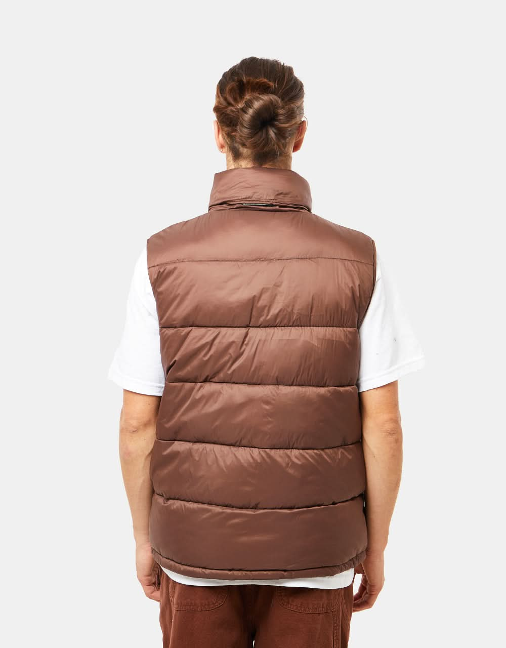 Route One Classic Puffer Gilet - Capuccino