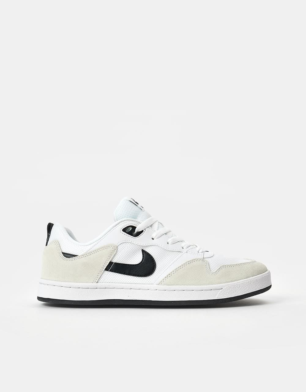 Nike SB Alleyoop Zapatos de skate - Blanco/Negro-Blanco