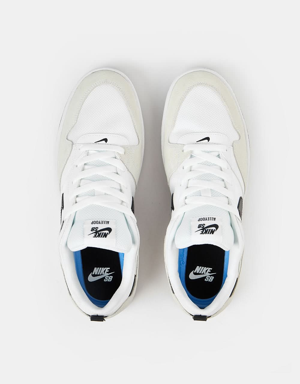 Nike SB Alleyoop Skate Chaussures - Blanc/Noir-Blanc