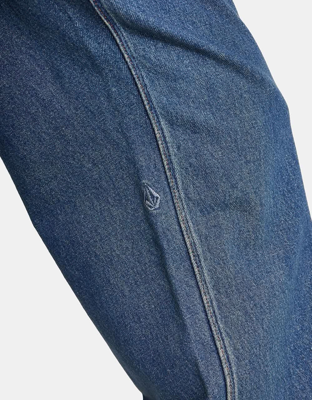 Volcom Billow Tapered Denim - Indigo Rinse Wash