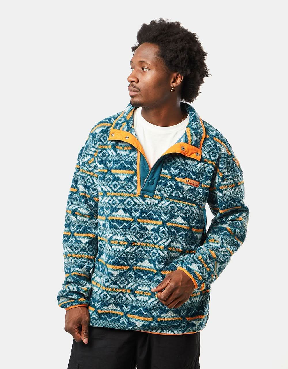 Columbia Helvetia™ Half Snap Fleece - Night Wave Checkered Peaks Multi