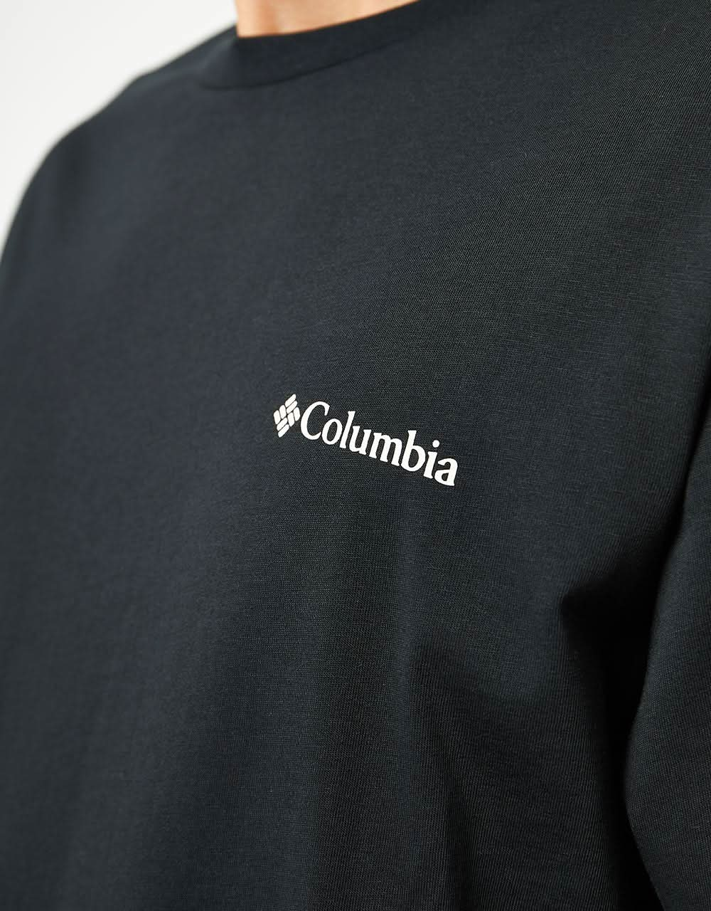 Camiseta Columbia CSC™ Checkered Range Seasonal Logo - Negro/Cuadros Gráfico de gama a cuadros