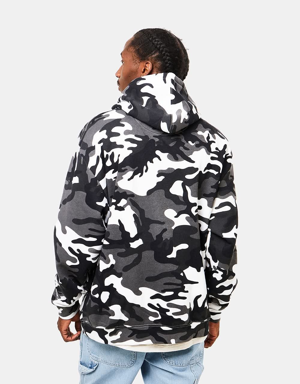 DC x John Shanahan Pullover Hoodie – Snow Camo