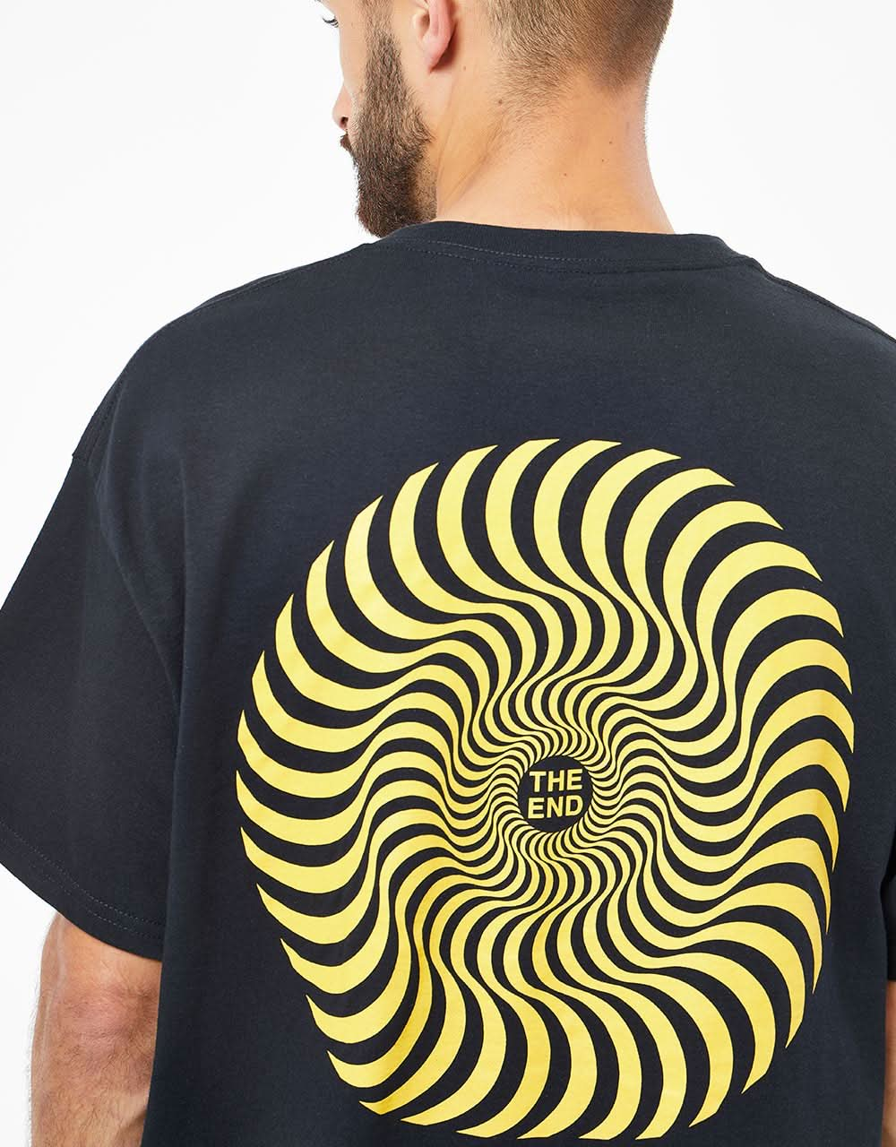 Spitfire Classic Swirl T-Shirt – Schwarz/Gold