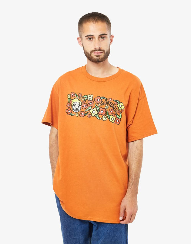 Krooked Sweatpants T-Shirt - Orange/Multi