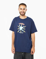 Krooked Style T-Shirt - Navy/Multi