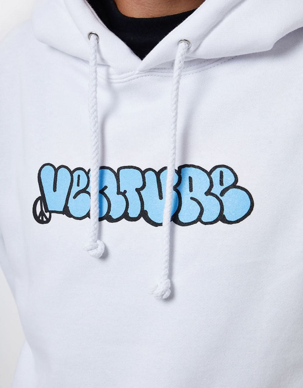 Venture Throw Pullover Hoodie - White/Blue/Black