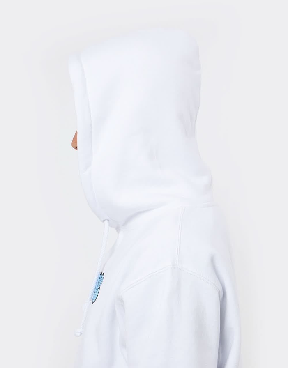 Venture Throw Pullover Hoodie - White/Blue/Black