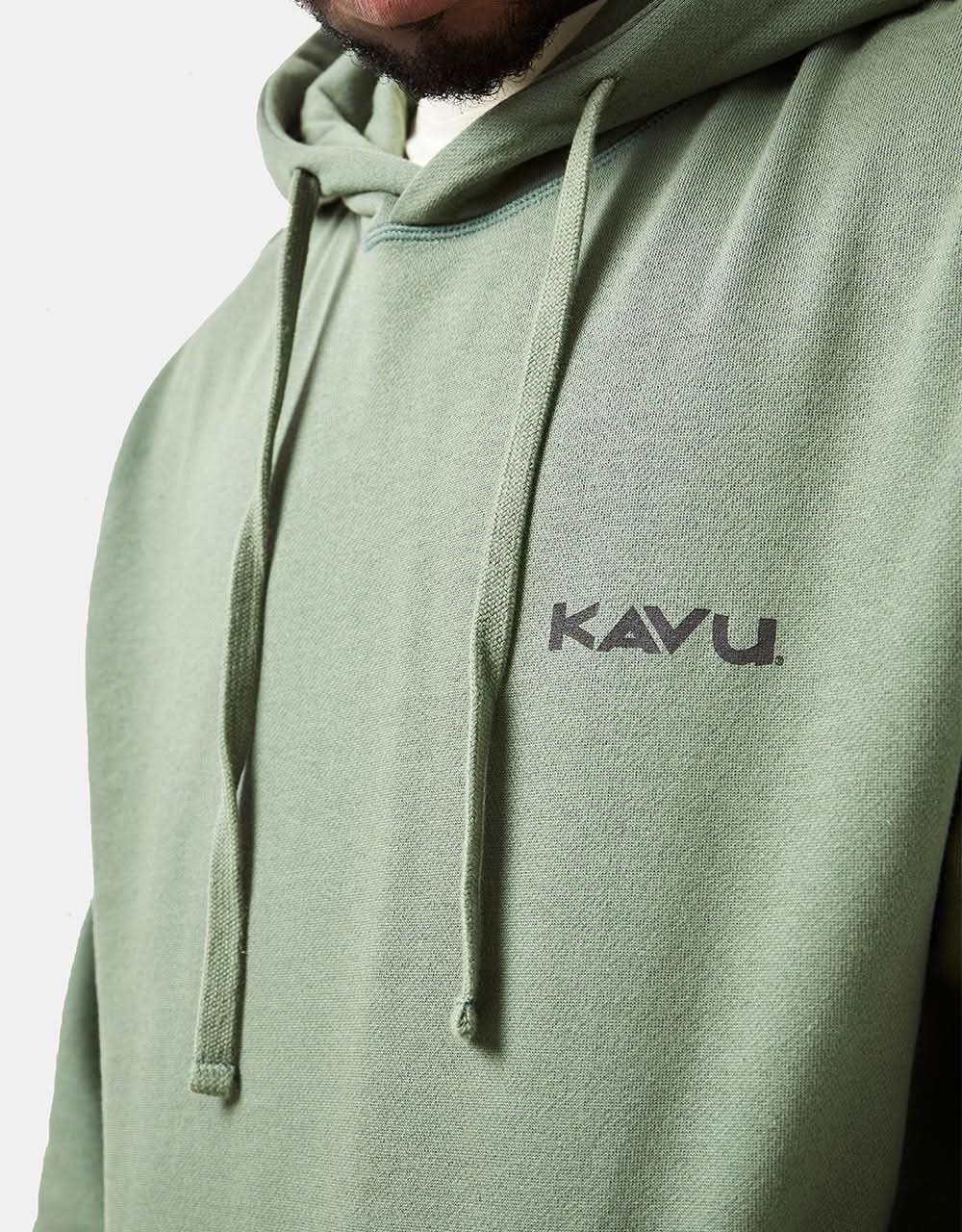 Kavu Compass Pullover Hoodie - Dark Forest