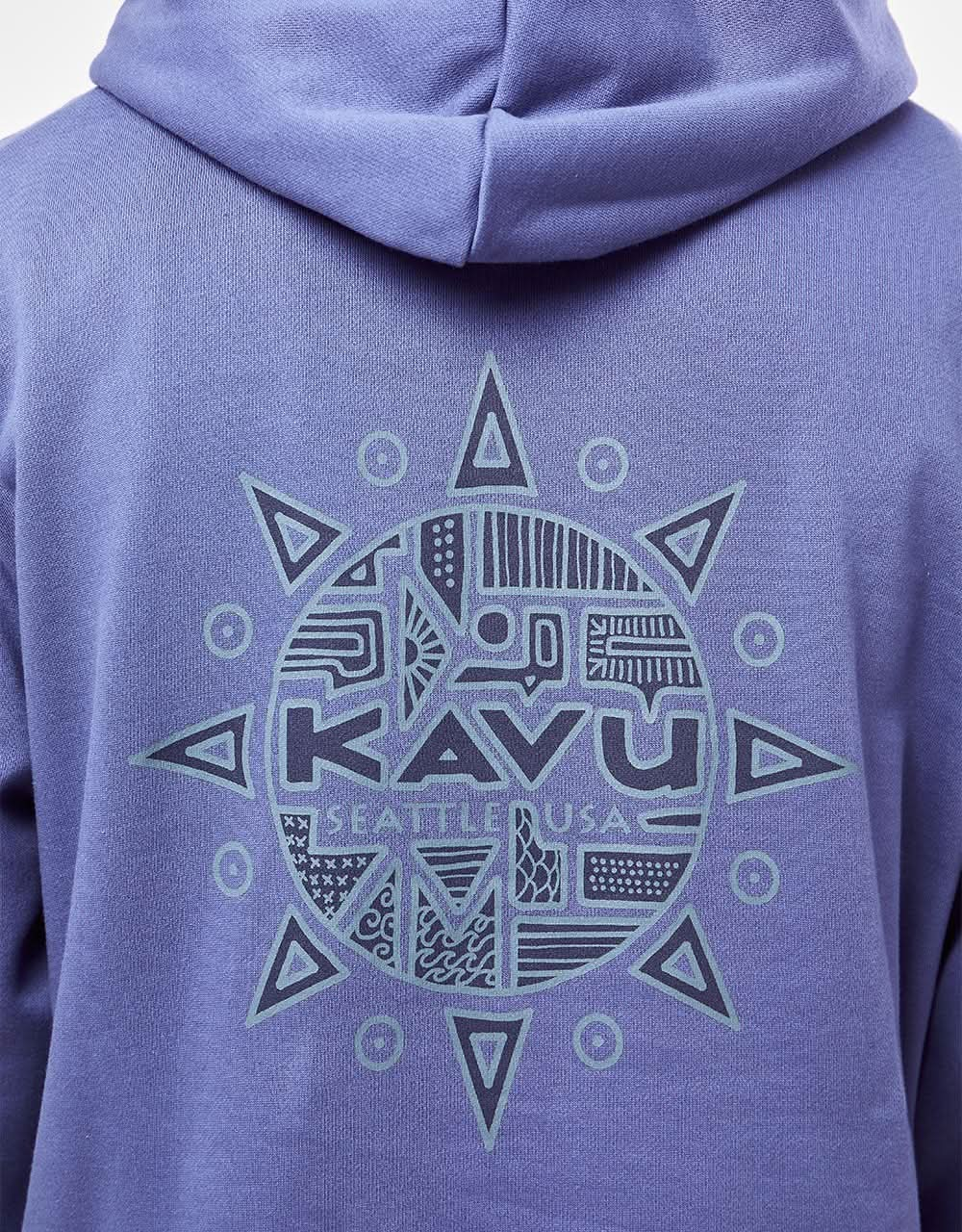 Kavu Compass Pullover Hoodie - Skipper Blue