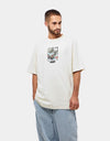 HUF Burning Away T-Shirt - Bone