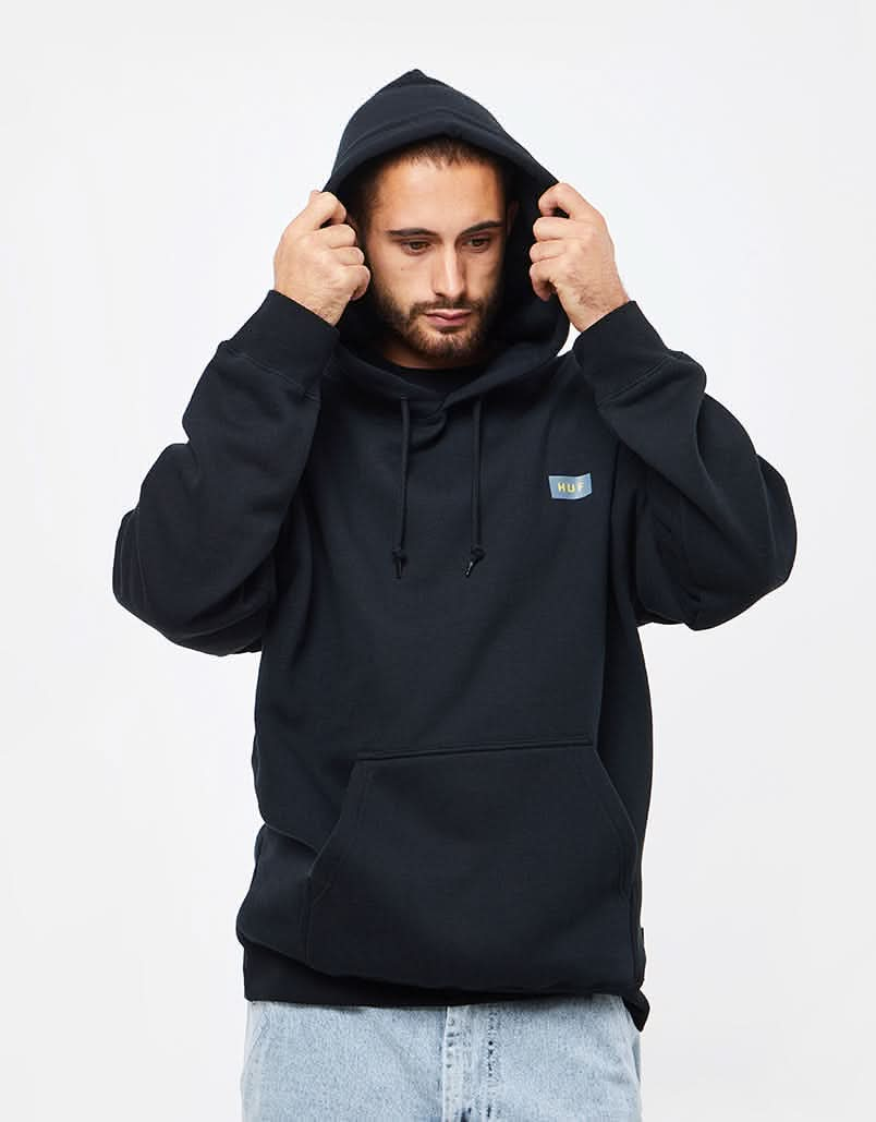 HUF Street Knowledge Pullover Hoodie - Black