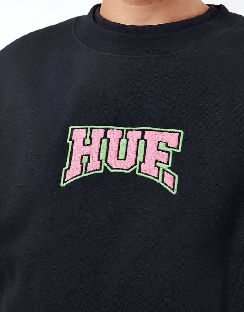 HUF Home Team Crewneck - Black