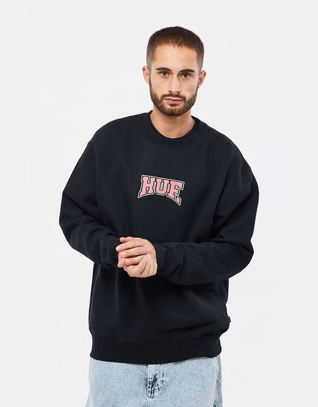 HUF Home Team Crewneck - Black