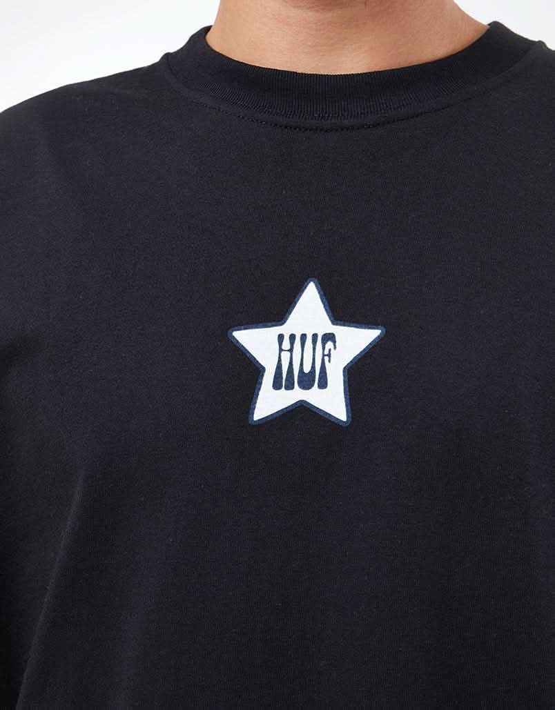 HUF H Stardust T-Shirt - Black