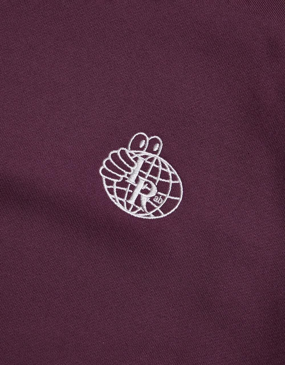 Last Resort AB Atlas Monogram Crewneck - Plum