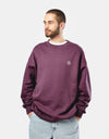 Last Resort AB Atlas Monogram Crewneck - Plum