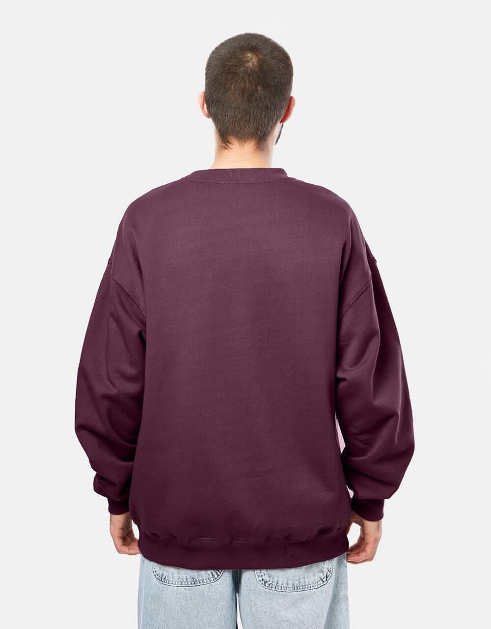 Last Resort AB Atlas Monogram Crewneck - Plum