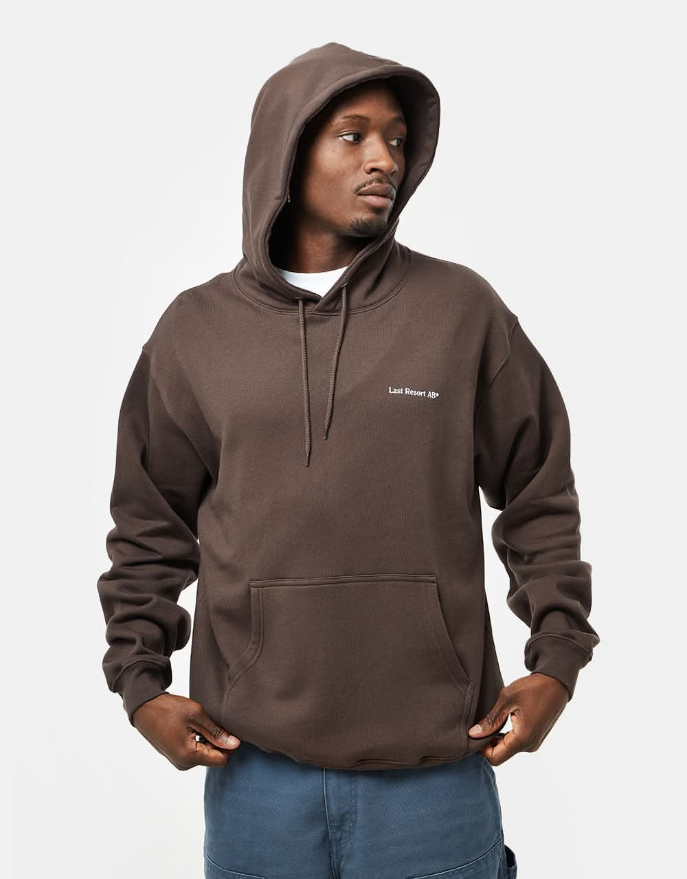 Last Resort AB Atlas Monogram Pullover Hoodie - Dark Brown