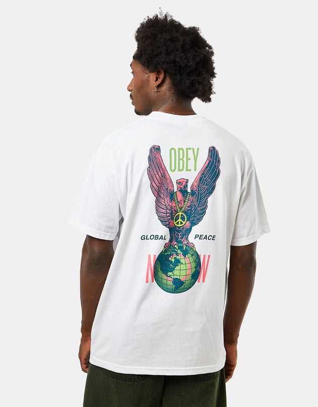 Obey Peace Eagle T-Shirt - White