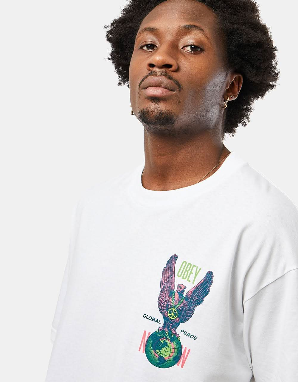 Obey Peace Eagle T-Shirt - White