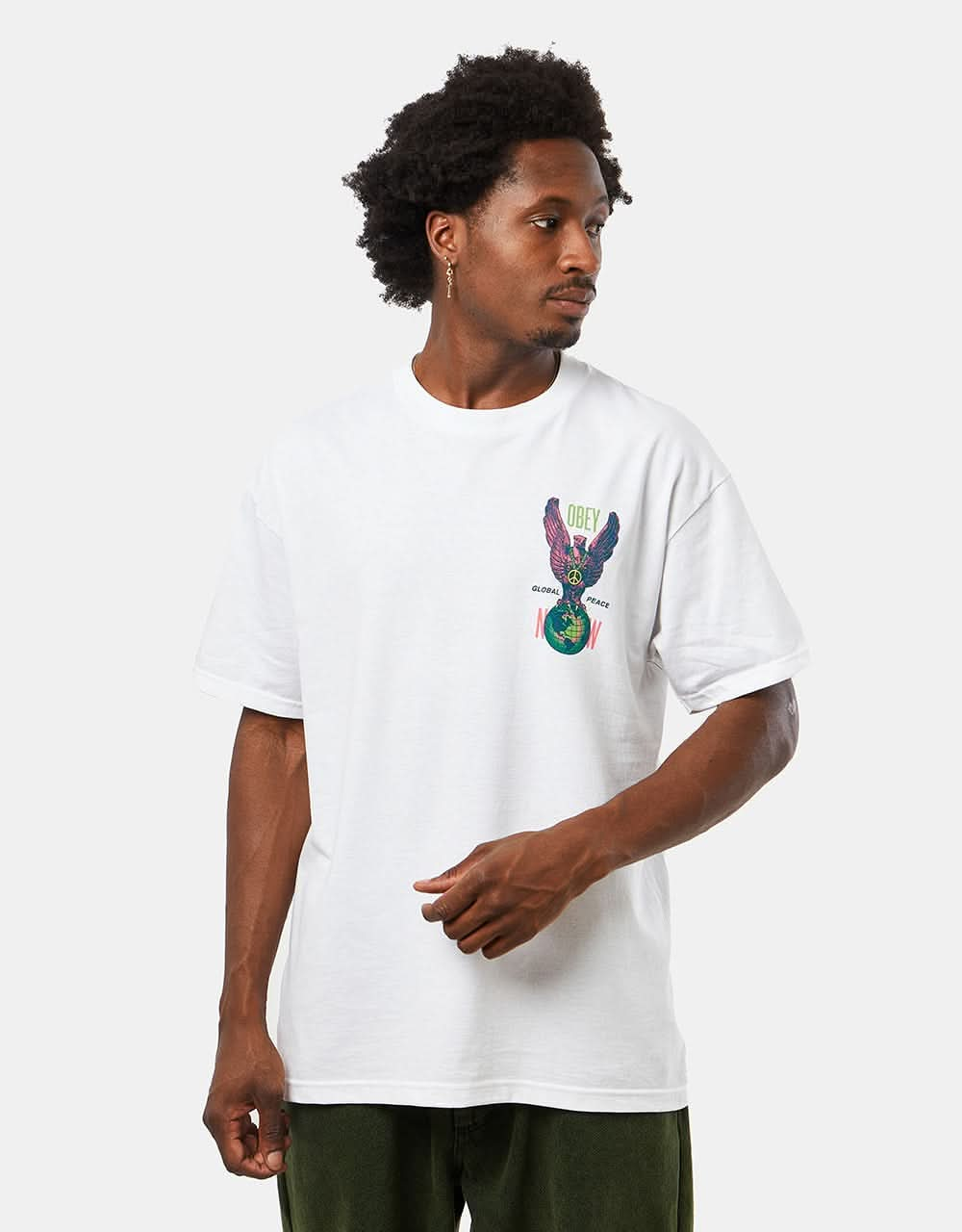 Obey Peace Eagle T-Shirt - White