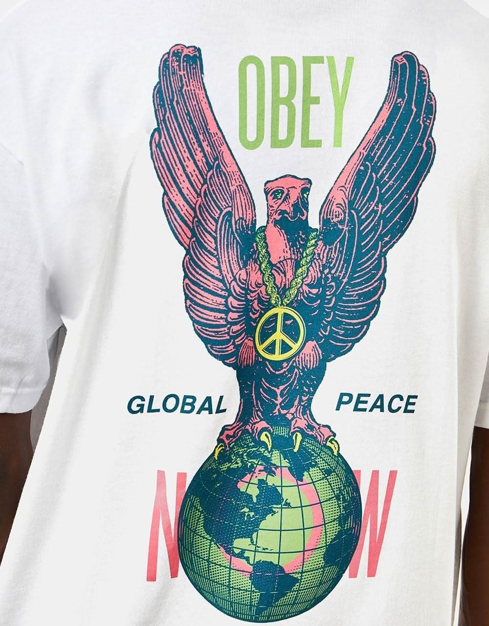 Obey Peace Eagle T-Shirt - White