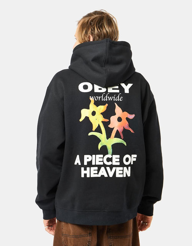 Sweat à capuche Obey A Piece Of Heaven - Noir