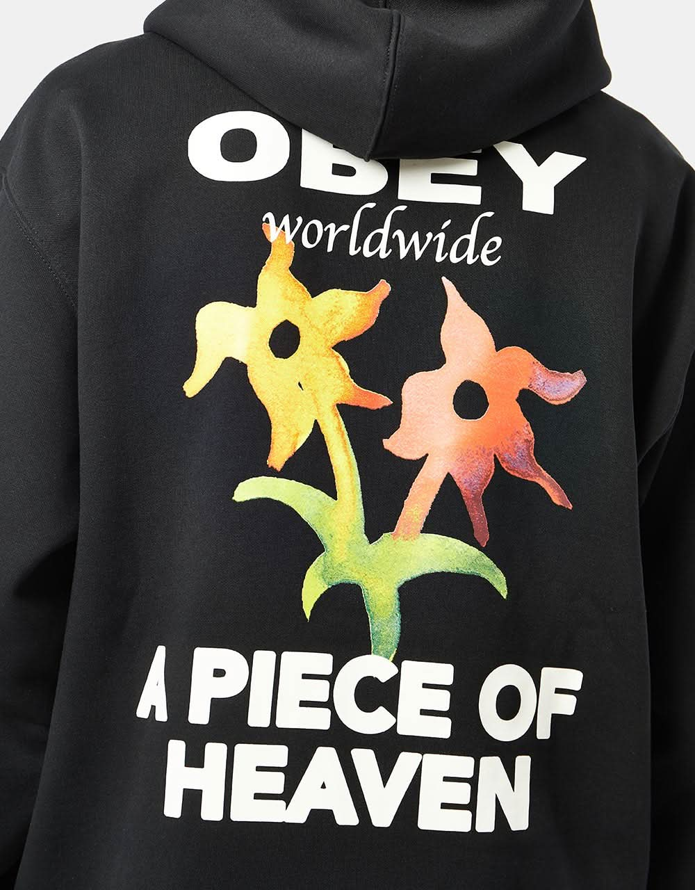 Obey A Piece Of Heaven Pullover Hoodie - Black