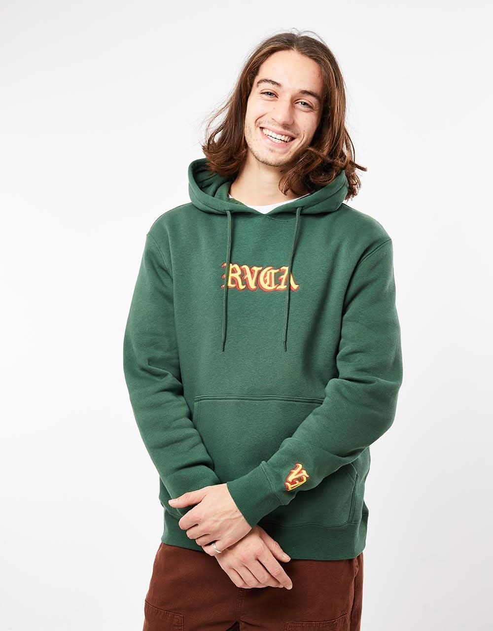 RVCA Del Toro Pullover Hoodie - College Green