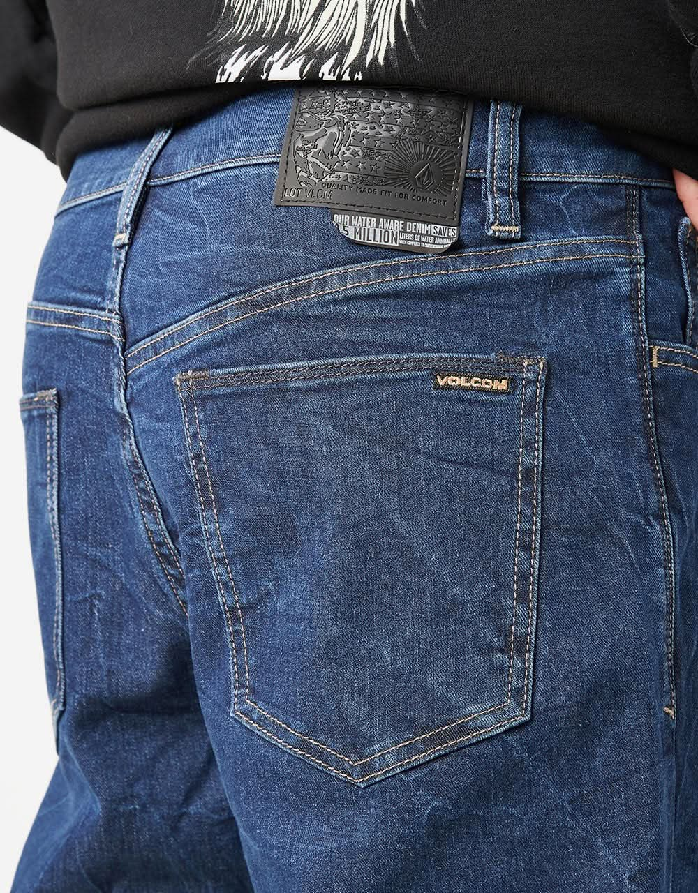 Denim affusolato Billow di Volcom - acido azzurro