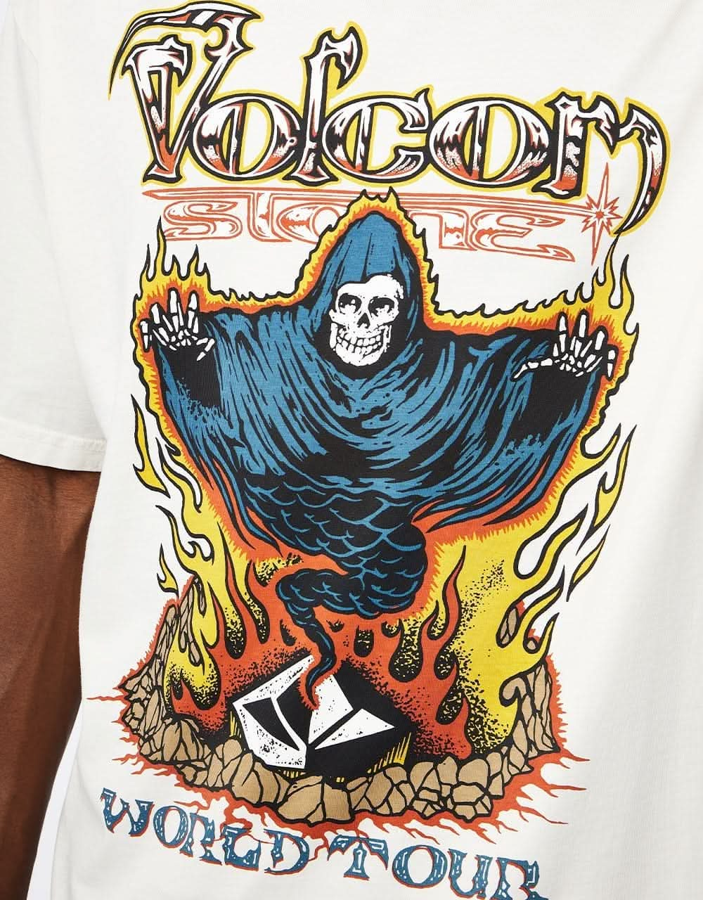 Volcom Stone Ghost T-Shirt - Off White