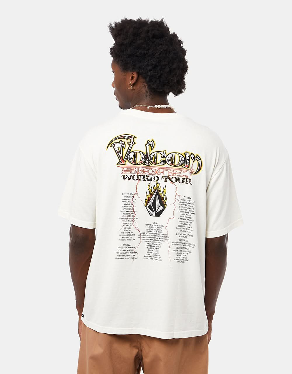 Volcom Stone Ghost T-Shirt - Off White