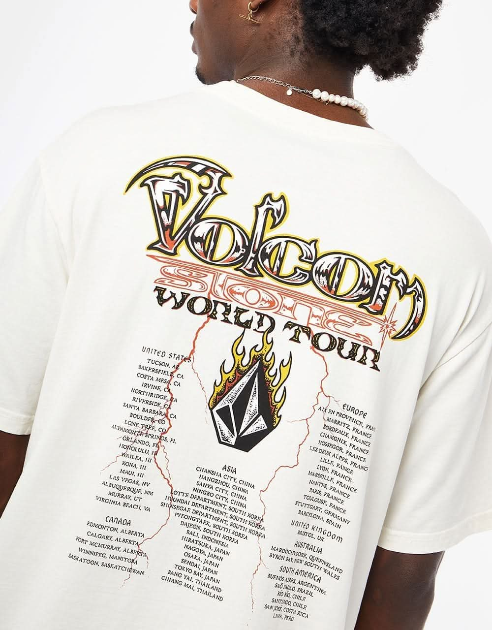 Volcom Stone Ghost T-Shirt - Off White