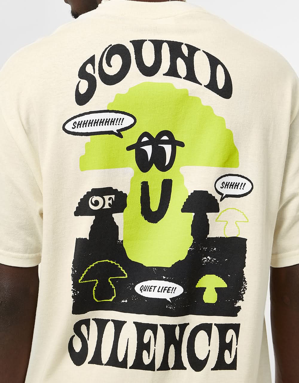 The Quiet Life Sound of Silence T-Shirt - Cream