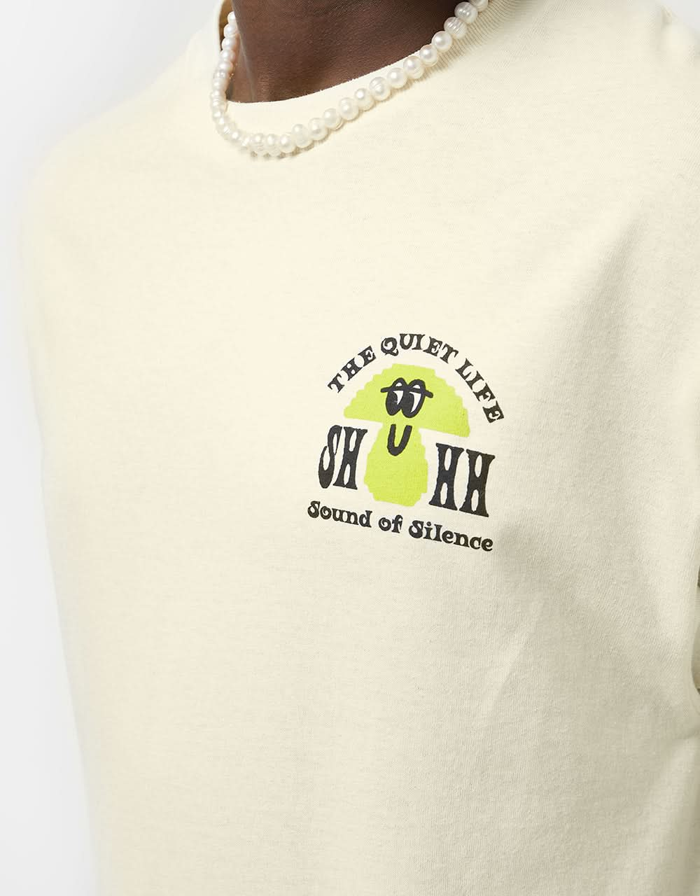 The Quiet Life Sound of Silence T-Shirt - Cream