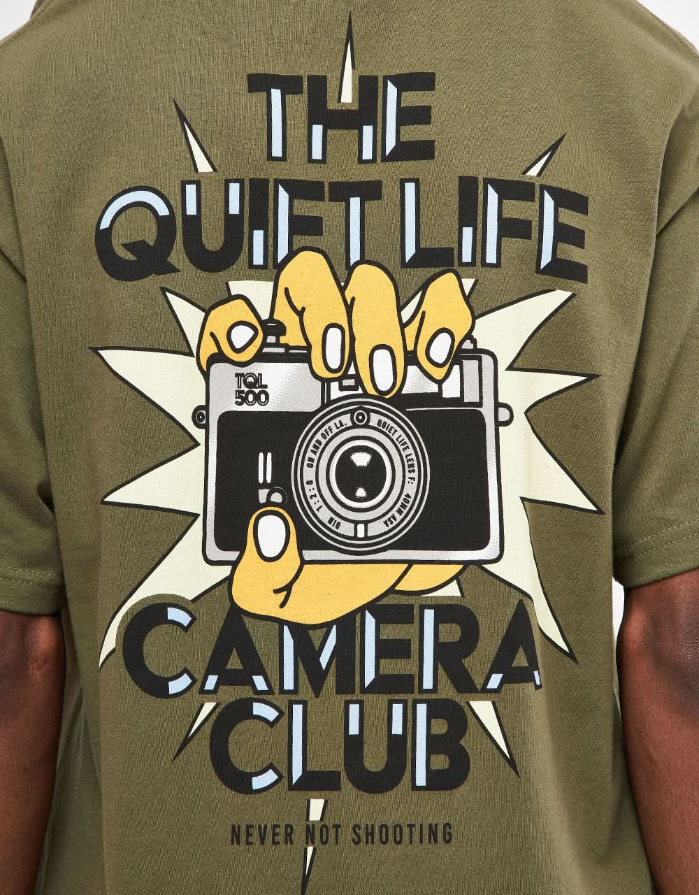 The Quiet Life Camera Club Burst T-Shirt - Army