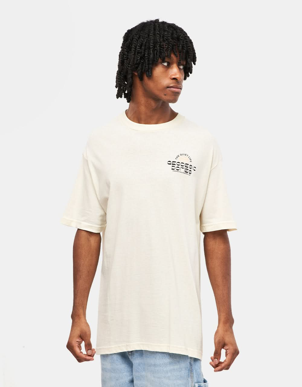 The Quiet Life Geo Domes T-Shirt - Cream