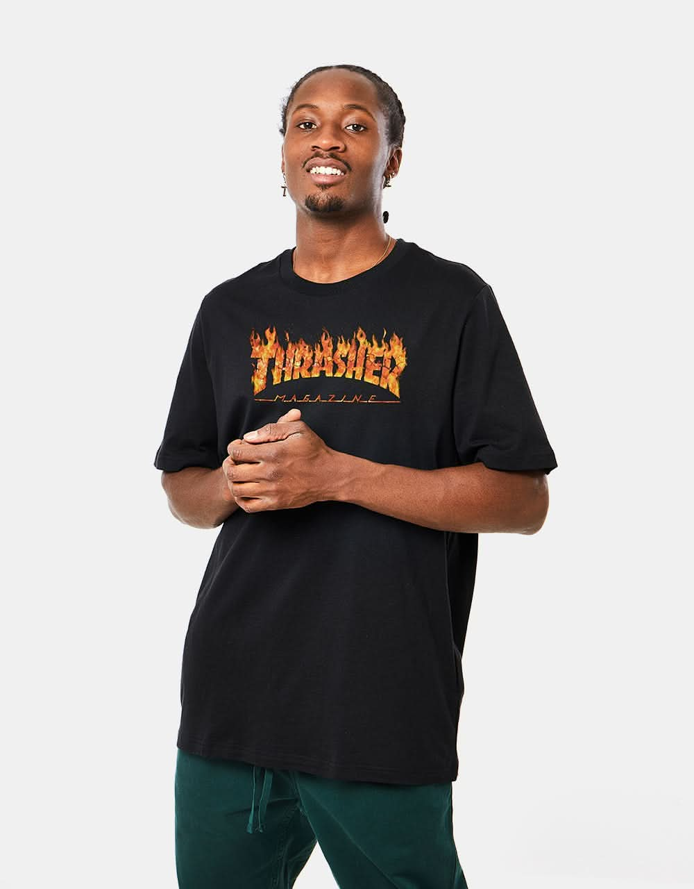 Thrasher Inferno T-Shirt - Black