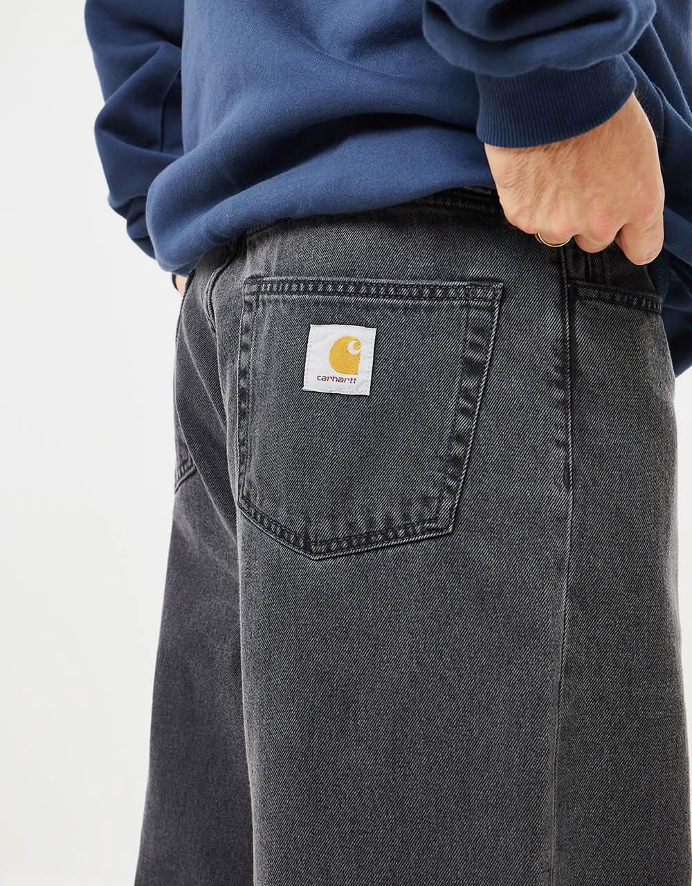 Pantalón Carhartt WIP Landon - Negro (lavado a piedra intenso)