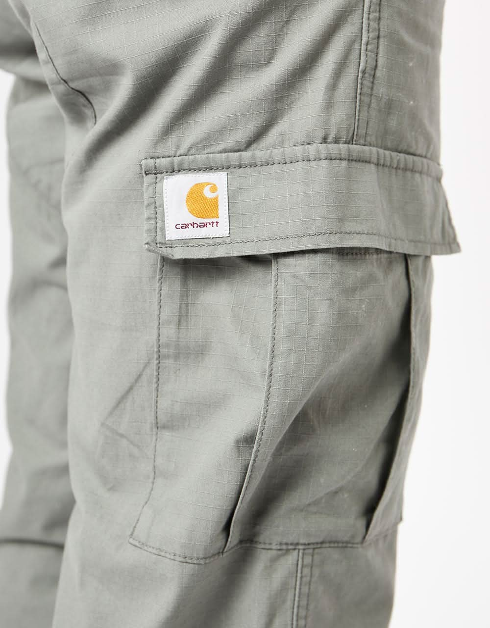 Carhartt WIP Aviation Pant - Smoke Green (rincé)