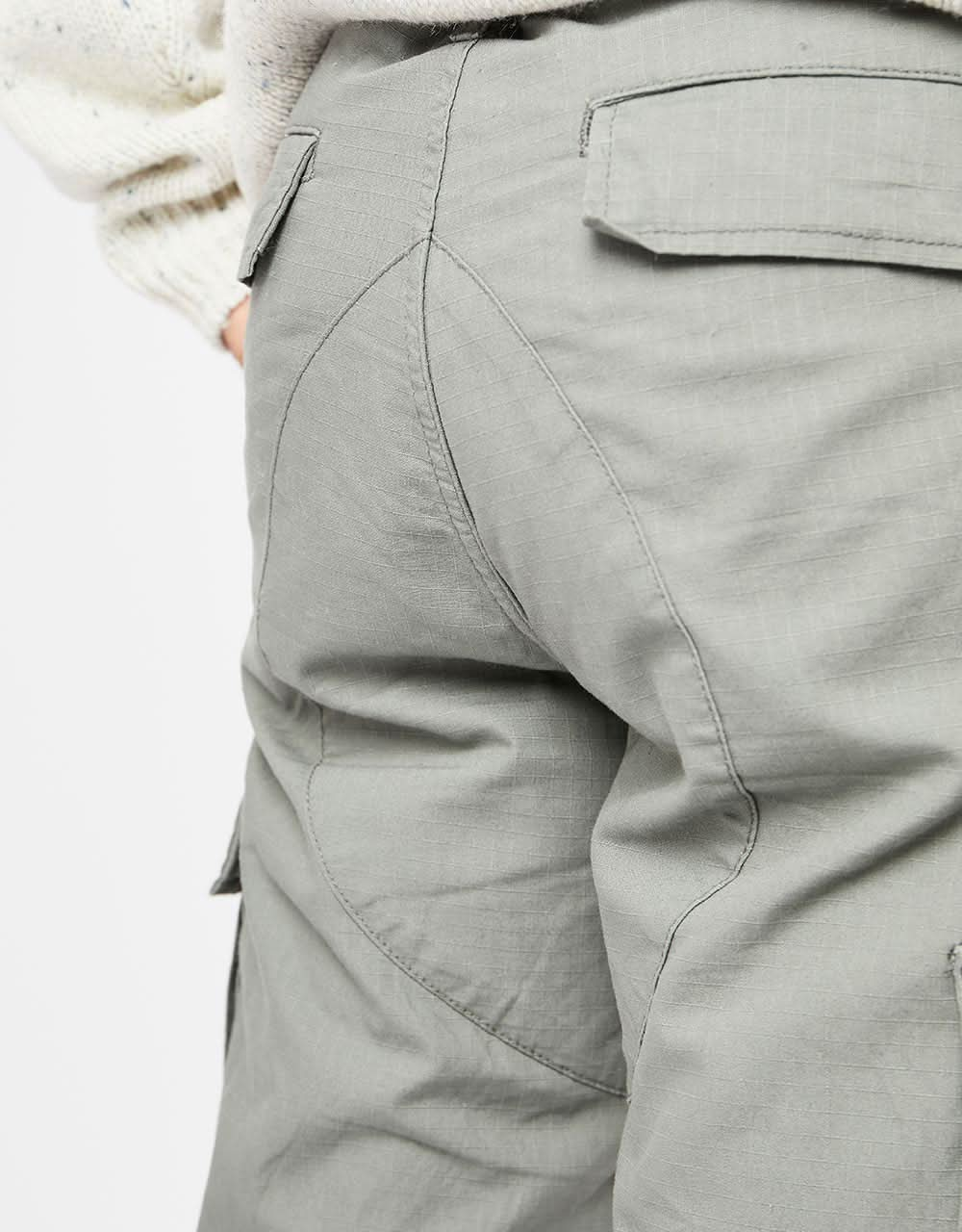 Pantaloni Carhartt WIP Aviation - Smoke Green (risciacquati)