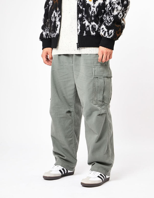 Carhartt WIP Cole Cargo Pant - Smoke Green (Garment Dyed)