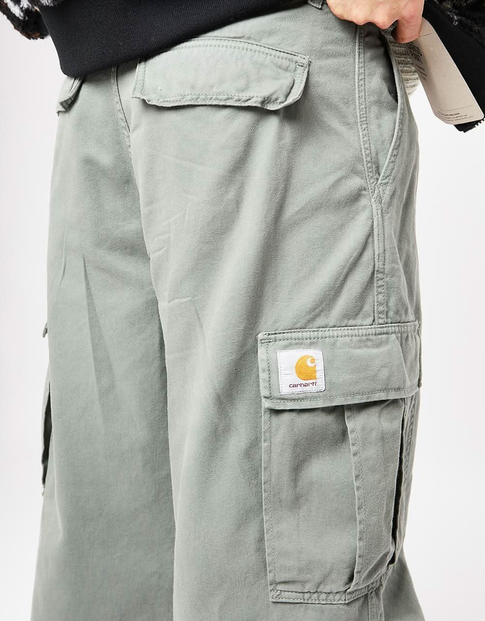 Carhartt WIP Cole Cargo Pant - Smoke Green (Garment Dyed)