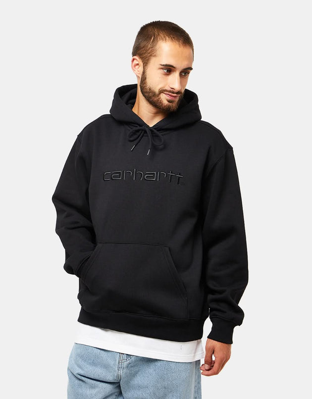 Carhartt WIP Hooded Carhartt Sweat - Black/Black