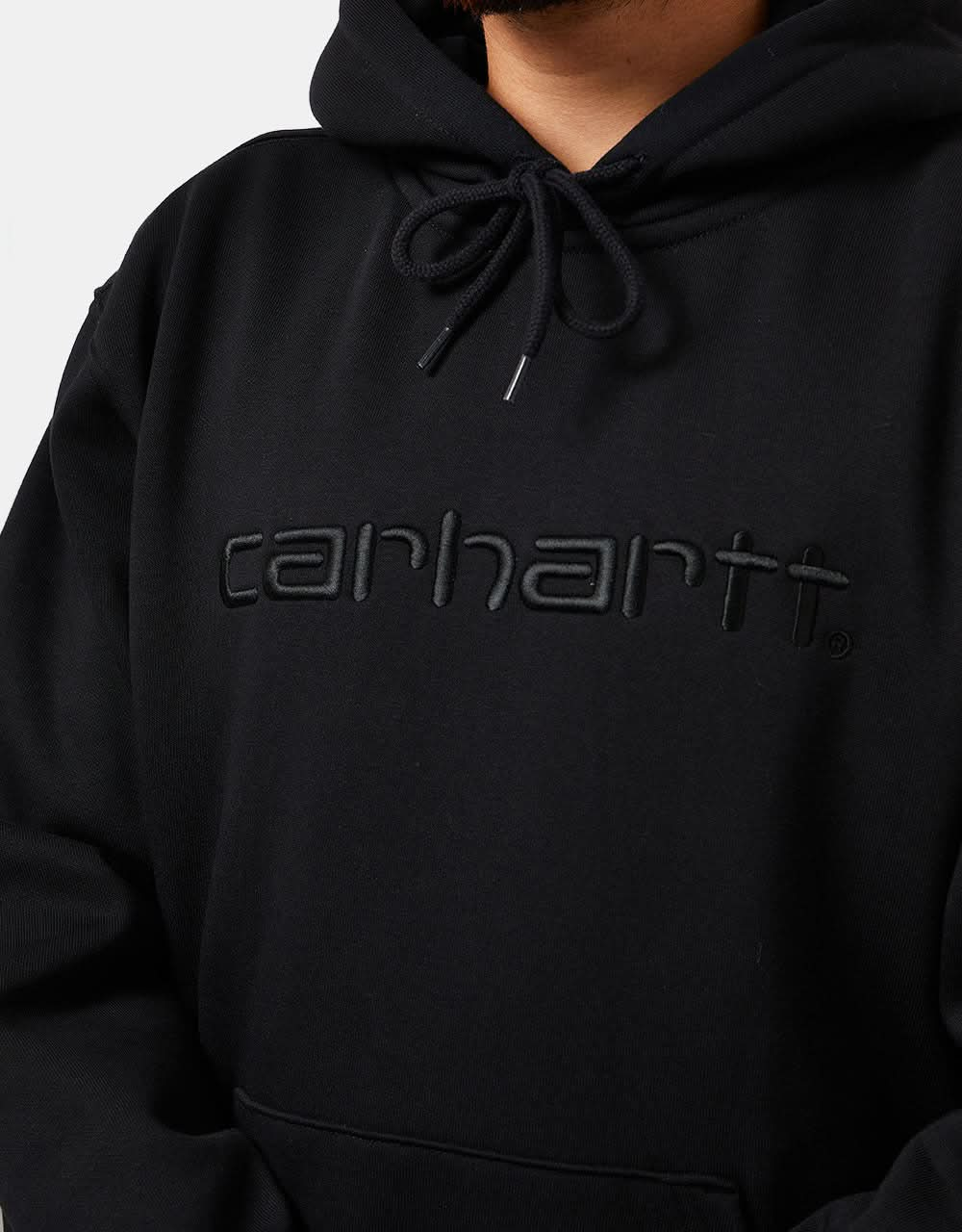 Carhartt WIP Hooded Carhartt Sweat - Black/Black