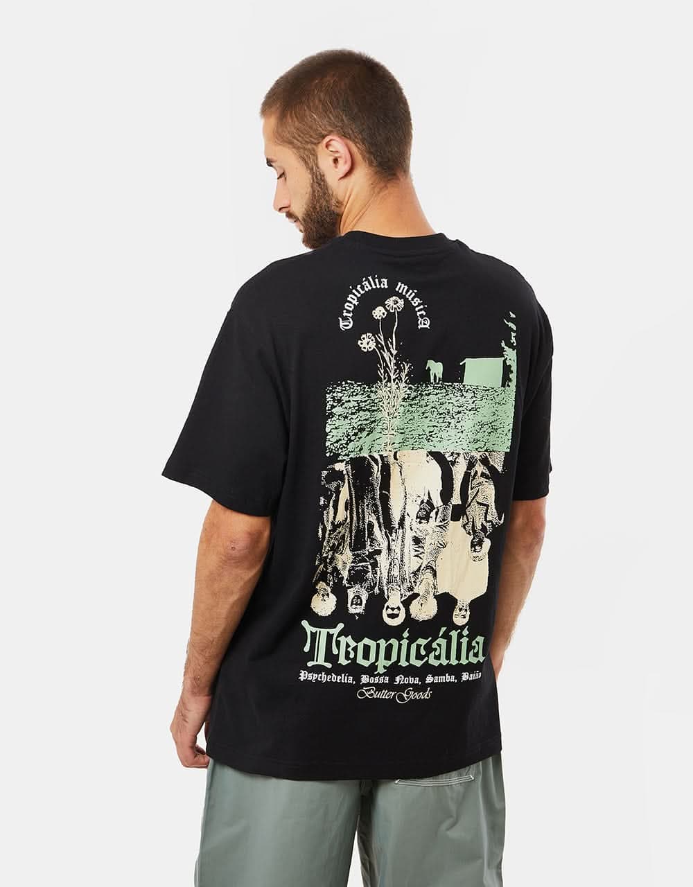 Butter Goods Tropicalia T-Shirt - Black