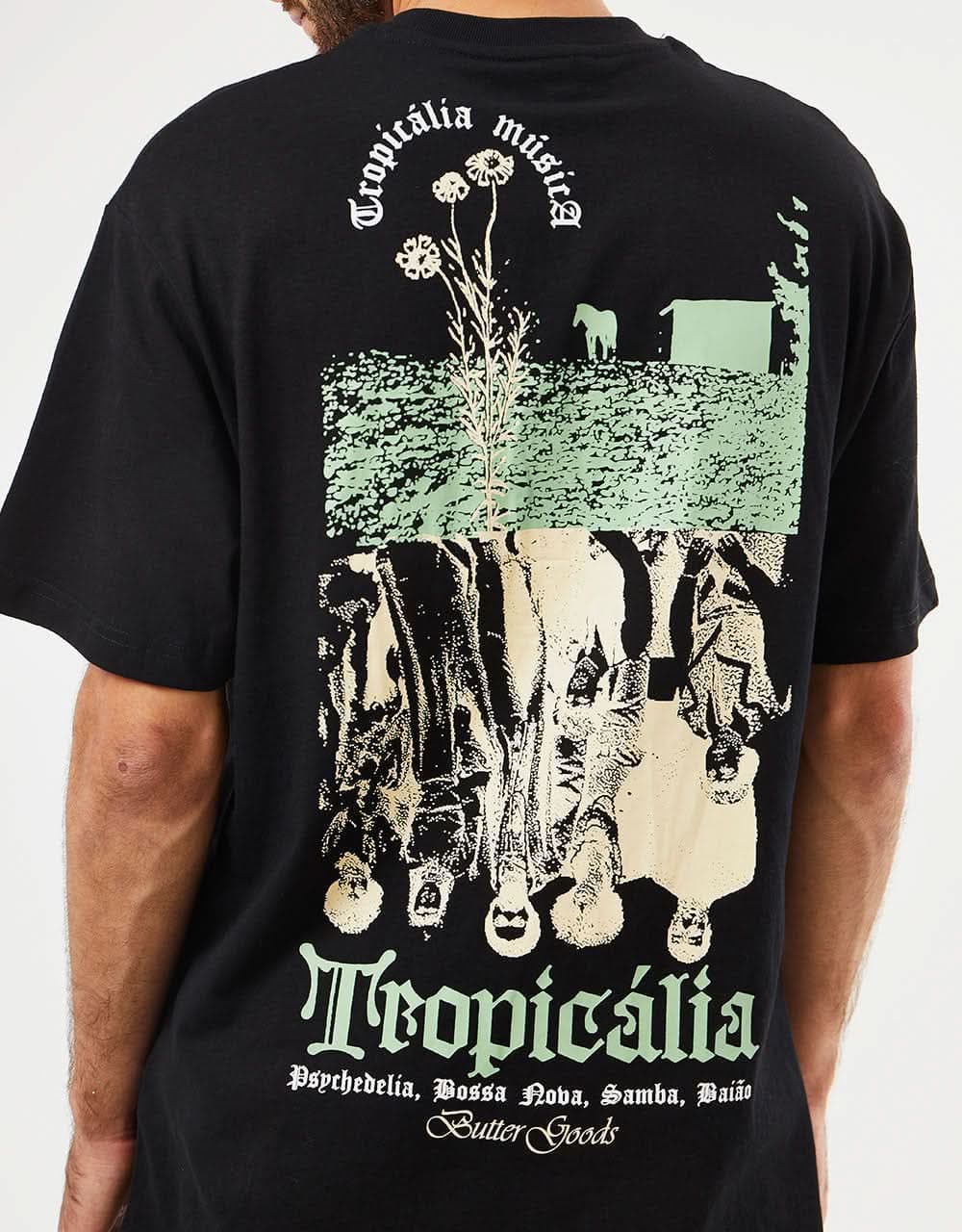 Butter Goods Tropicalia T-Shirt - Black