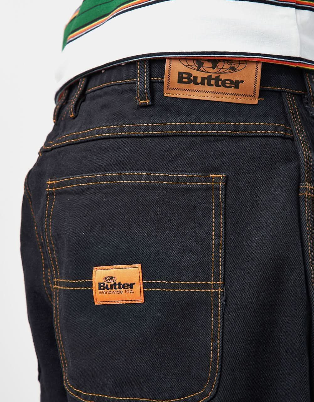 Butter Goods Santosuosso Denim Pant - Washed Black